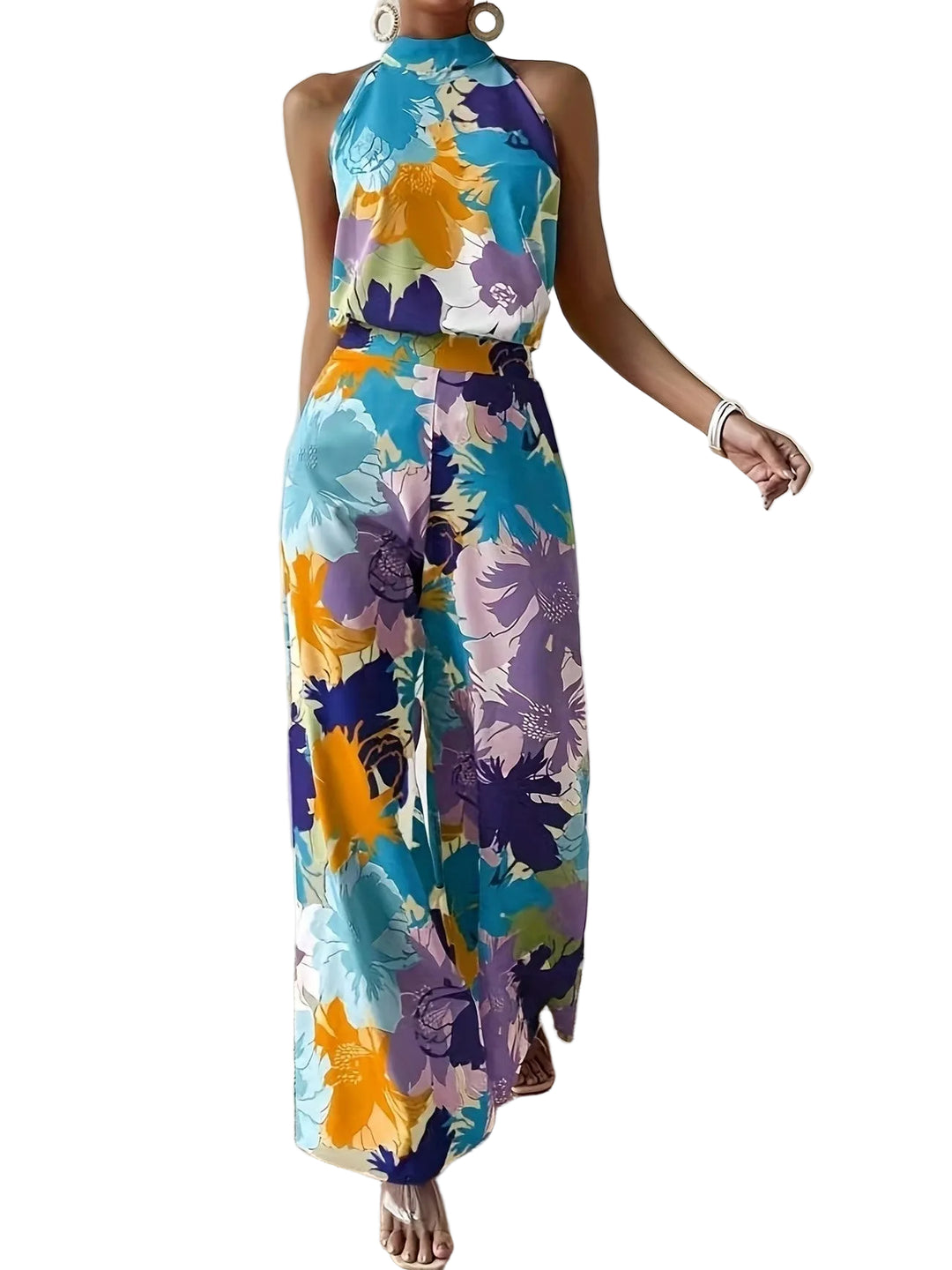 Women's Floral Two-Piece Set
